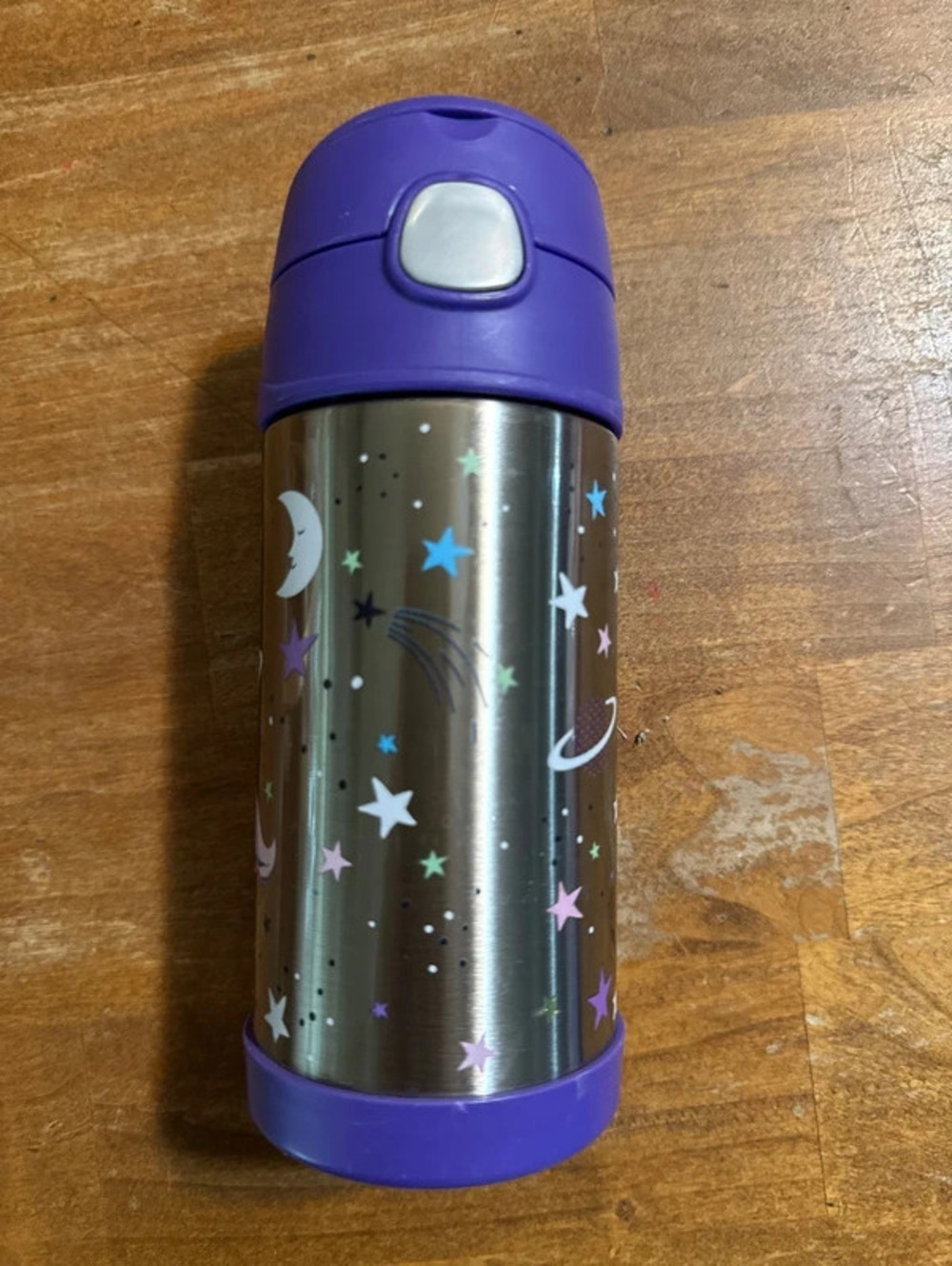 16 Ounce Thermos Straw Water Cup Unicorn